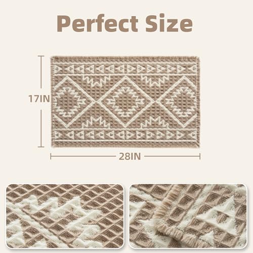 PADOOR-Waffle Bath Mat-Super Absorbent Bath Mats for Bathroom, - 8.99 - 31.19 w/ Code + 40% Off Code OXDPWHD7 - image 6