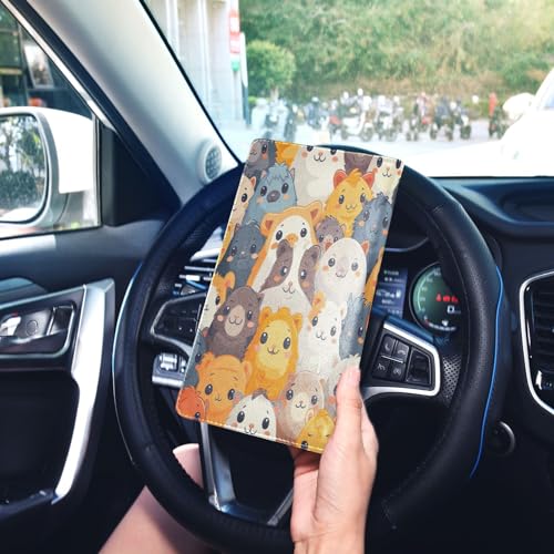 Organizador De Documentos para Auto Cuero miniatura 7