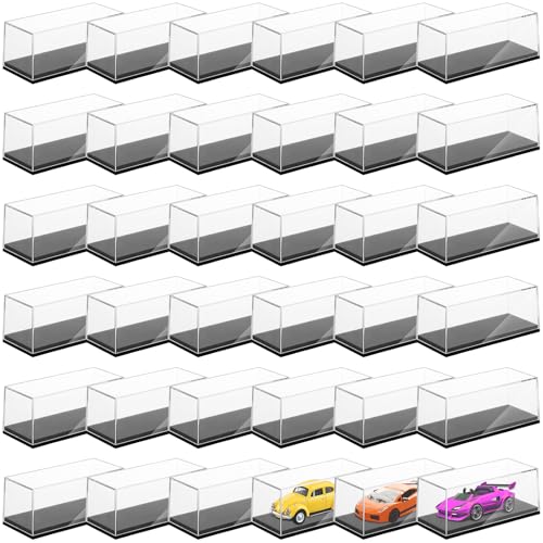 36-Piece Clear Display Case for 1:64 Cars