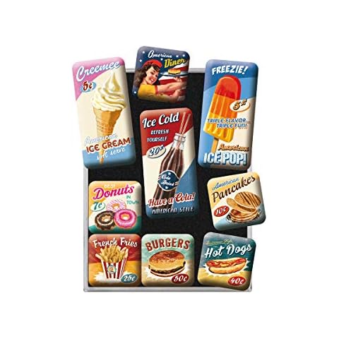 Nostalgic Art Retro-Style Fridge Magnets Set Cover