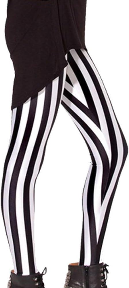 Sister Amy Girl 3D Printed Geometric Figures Ankle Elastic Tights Legging - Image 5