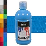 SET DE 6 BOTES DE 500 MLDE ACRÌLICO: La colores acrílicos serie Crylic de Artina son adecuados para los artistas, aficionados y principiantes y toda persona que se inicie en la pintura