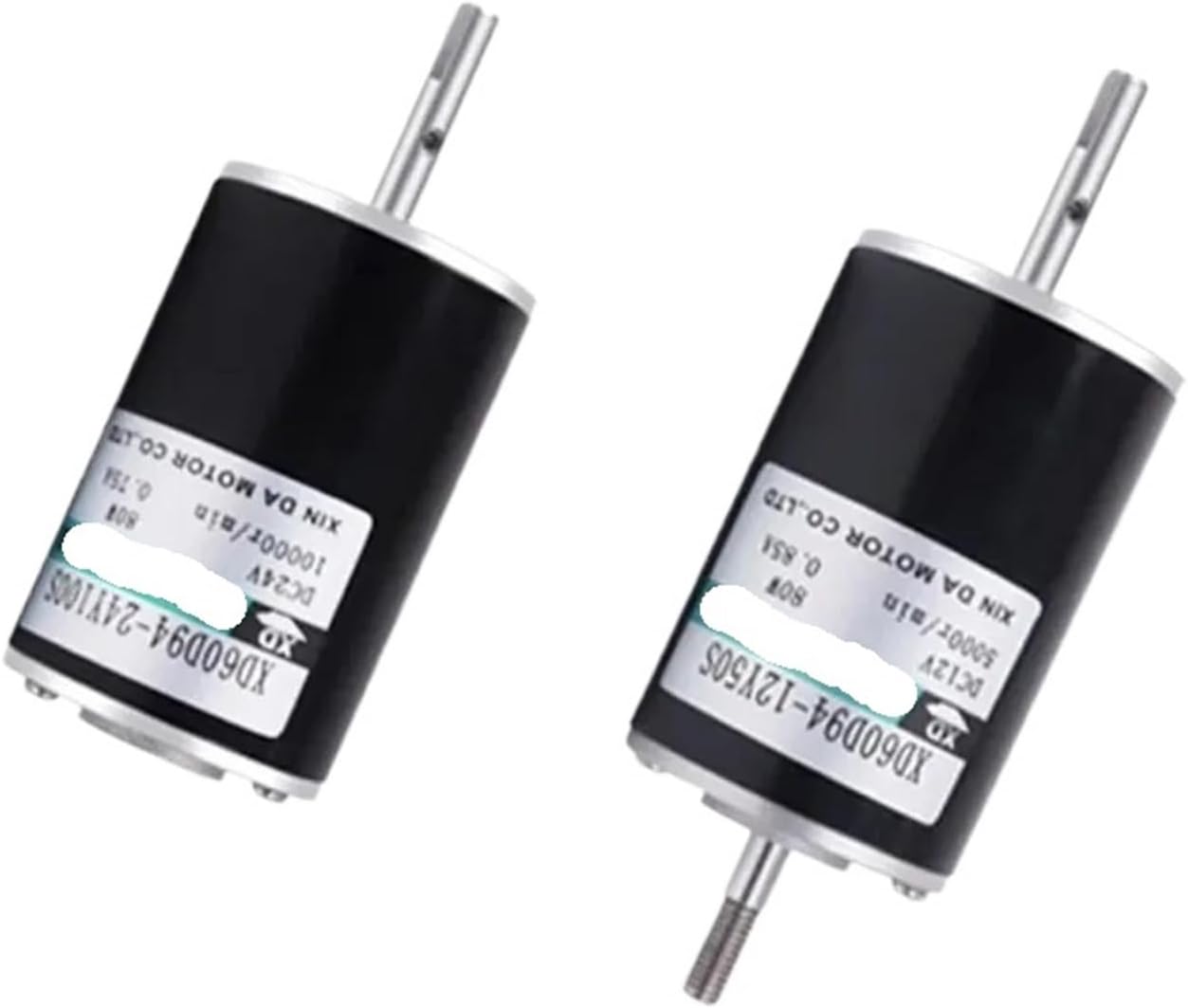 XD60D94 80W Permanent Magnet DC High Speed Motor 12V 5000rpm 24V 10000rpm Adjustable Speed CW CCW Motor XD60D94-12Y-50S(SINGLE OUTPUT SHAFT_24V)