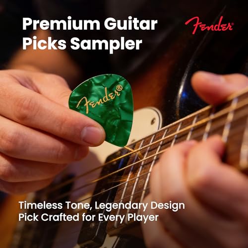 image for Fender Premium 48 Pack Picks Sampler - Includes Thin, Medium & Heavy G