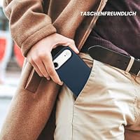 SHIELDON Lederhülle für iPhone Air 6,5" 5G 2025, Marineblau – Ansicht 8
