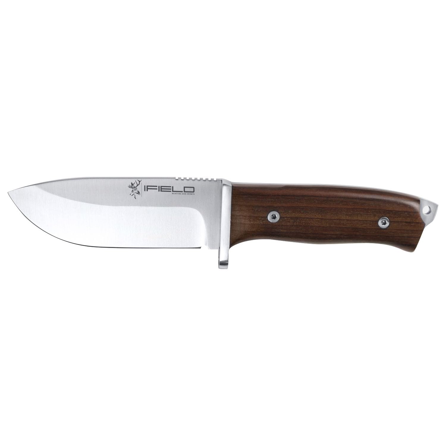 iFIELD EL29105 Multifunzionale escursioni, caccia e sopravvivenza coltello per l'esterno, manico in legno di Cocobolo con acciaio inox MOVA-58, fatto in Albacete (Spagna)