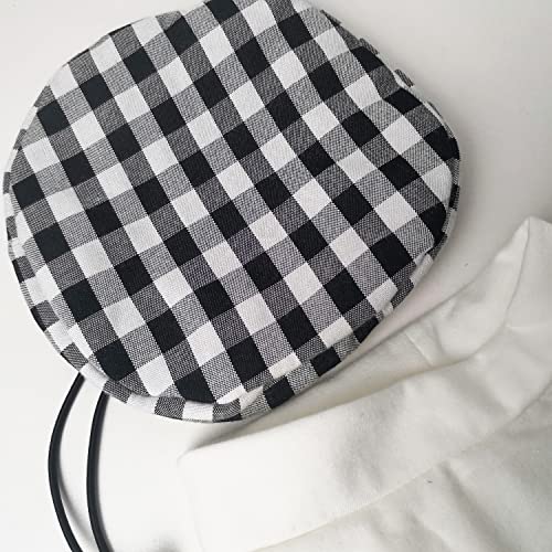 Pet Girls Suit Vintage Pearl Plaid Bow Dog Tutu Dress With Adjustable Hat Doggie Sweatshirt Puppy Girl Funny Costume Spring Dog Cat Outfits Apparel #TOP5