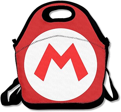 NaDeShop Mario M Logo Lunch Bag Tote