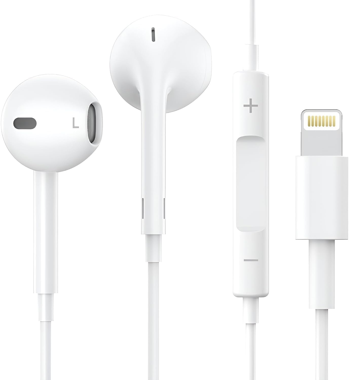 Lighting Wired 8-pin Earphone for Calling and Music Compatible with iPhone 6/7/8/X/11/12/13-6 Plus/7 Plus/8 Plus/XR/XR Max/11 Pro/11 Pro Max/12 Pro/12 Pro Max/13 Pro/13 Pro Max (White Color) (B0DF66MPGG) Amazon Price History, Amazon Price Tracker