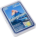 TRUMPF QUARTETT KARTENSPIEL mit 32 hohen Bergen rund um den Globus