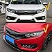 GZYF Glossy Black Auto Front Bumper Lip Spoiler Splitter Air Dam Compatible with Honda Civic Sedan 2016 2017 2018