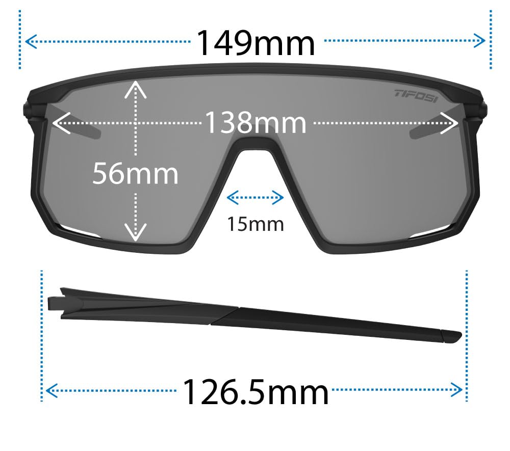Tifosi Optics Moab Sunglasses (Sahara (Clarion Gold/AC Red/Clear)) 1