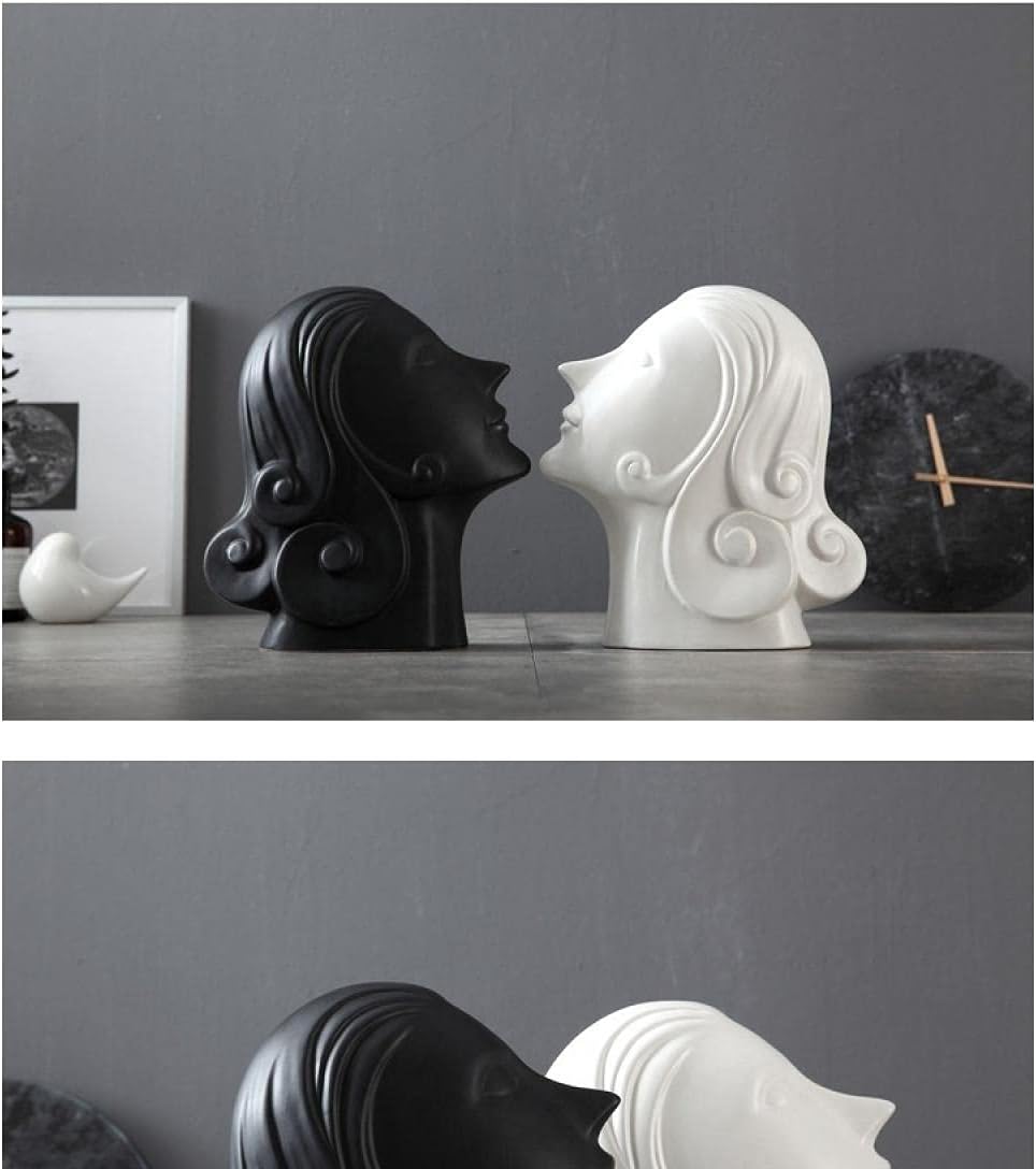 Sculpture Appreciation Bust Ceramics Woman Head Crafts Decoration Ornaments