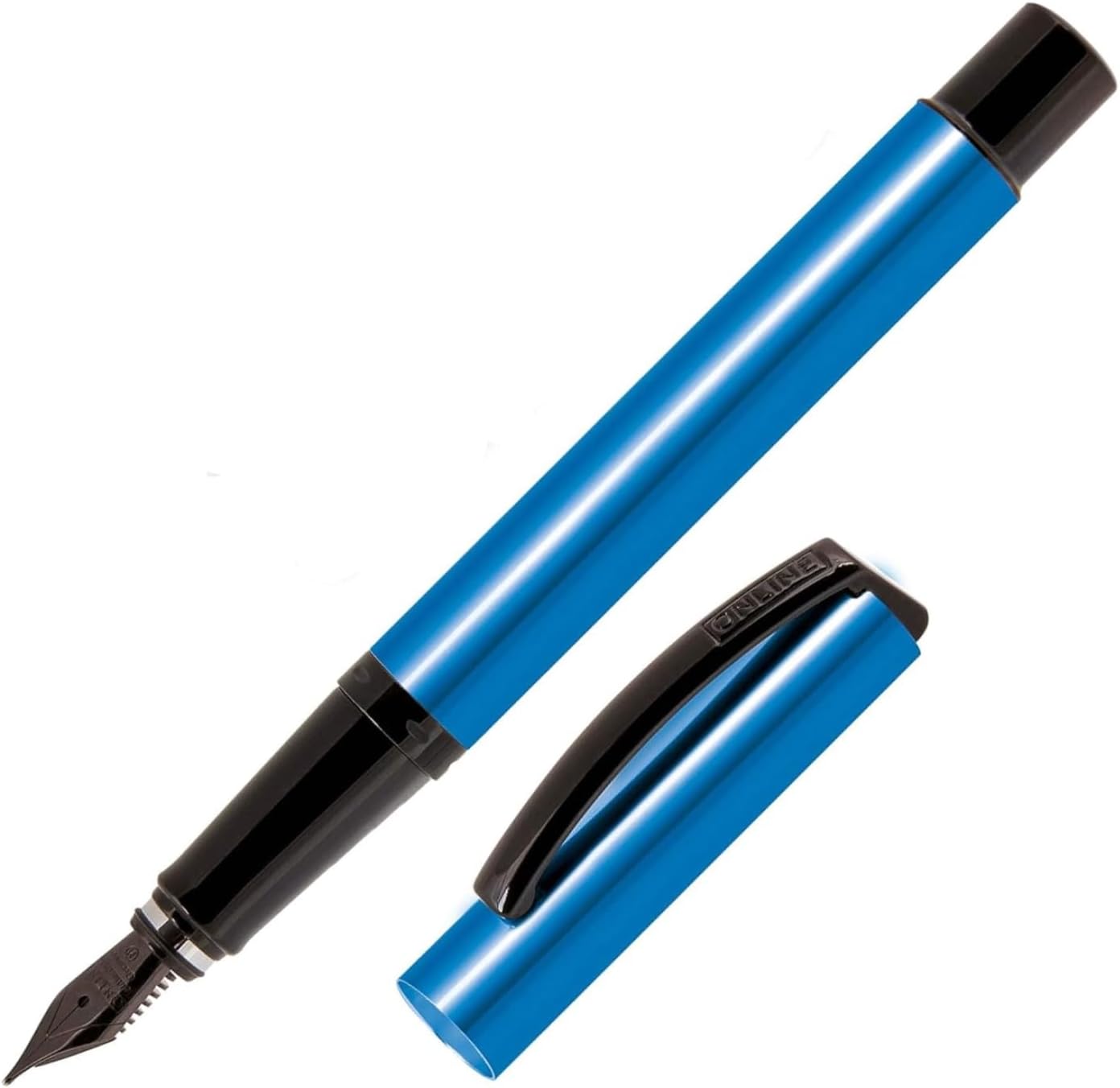 Online 36795 Fountain Pen, F Fine Point, Vision Profile, White, Dual Use Type, Genuine Import