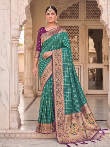 Panzora banarasi silk saree – image 2