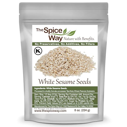 The Spice Way White Sesame Seeds - (8 oz)