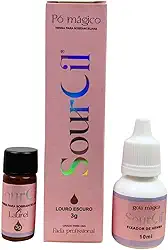 Henna Sobrancelhas Kit Designer Profissional Sour Cil Fada (Louro Escuro)