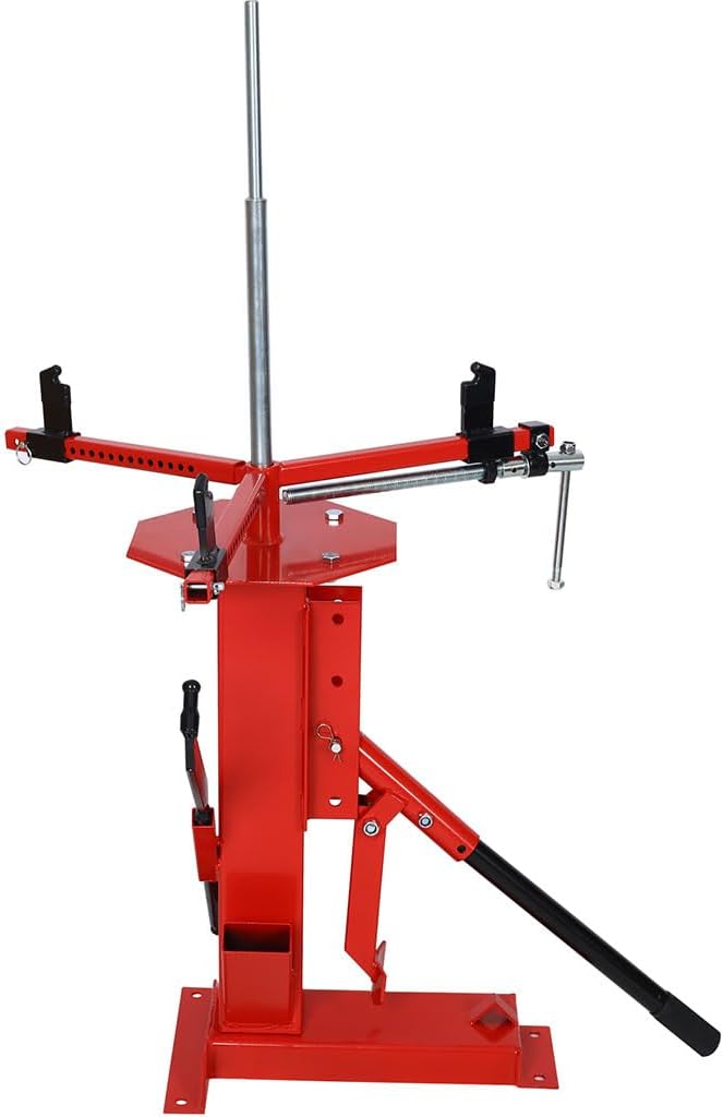 Manual Tire Changer, Portable Hand Tool Tire Bead Breaker Changer 4" to 21" Heavy Duty Auto Car Tire Changer, Hand Bead Breaker Mounting Tool for Motorcycles, Go-Karts, Trailers, Bikes, ATVs