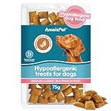 AmeizPet Dry Dog Food Delicious Hypoallergenic Dog Treats, Hypoallergenic Pet Chew Treats for Puppies & Senior Dogs for with Sensitive Stomach 75g (2.6 oz)