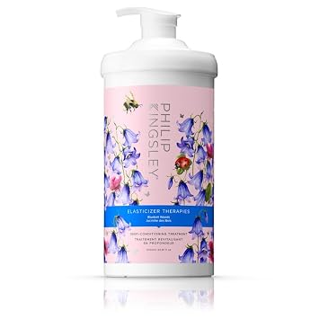 Elasticizer Therapies Bluebell Woods Deep-Conditioning Treatment Hair Mask Repair for Dry Damaged Curly Hair Hydrate Condition Strengthen Reduce Frizz Add Bounce Shine, 33.8 fl oz 1000ml