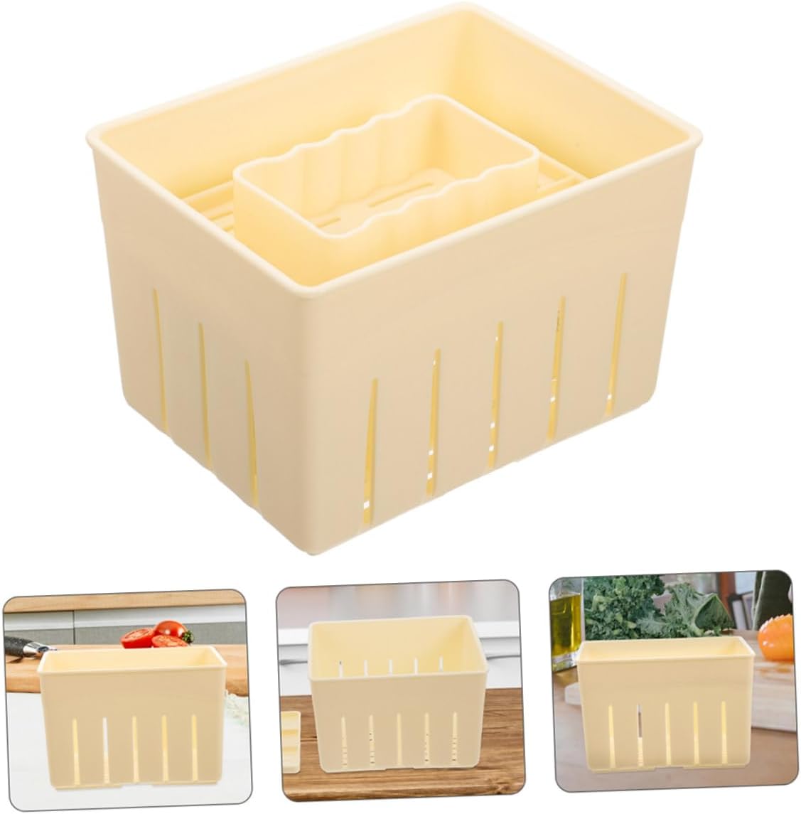 DECHOUS 5pcs Bean Curd Diy Mold Tofu Pressing Mould Easy to Use Homemade Tofu Maker