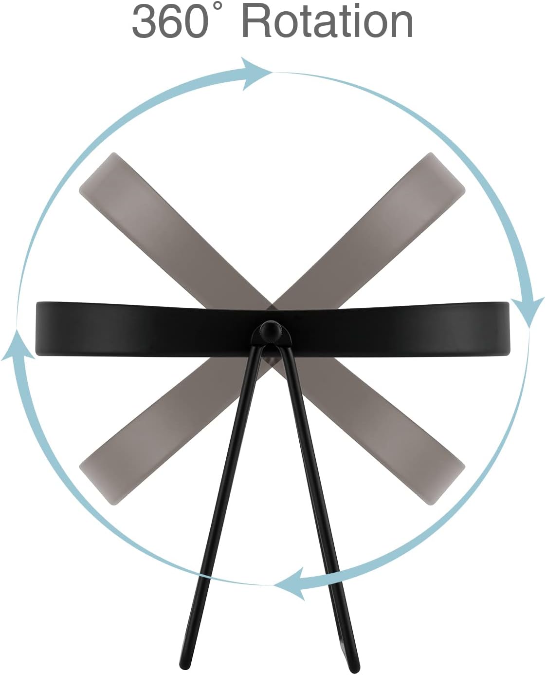 JOYOEIKON Classic Dual Sided 5X and 1X Magnifying Makeup Mirror and Tabletop Standing 360° Rotation Vanity Mirror,Desktop Cosmetic Mirror(Bronze)