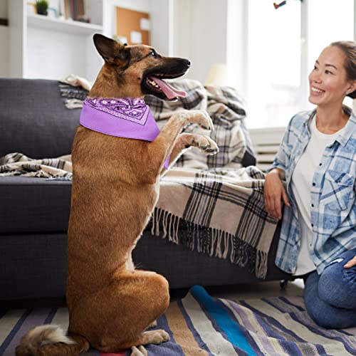16 Pcs Cowboy Dog Bandanas Cat Dog Kerchief Triangle Scarf For Dogs Pet Bandana Holiday Seasonal Dog Bandana Collar Washable Cute Dog Bib For Small Medium Large Dogs Cats Boy Girl (Simple Pattern) #TOP6