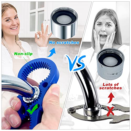 Aerator Key, Faucet Aerator Removal Tool, Faucet Wrench With Aerator Shell Removal Tool, Replacement Cache Aerators For Sink M 16.5, 18.5, 21.5, 24 Mm Tap Aerators Flow Restrictor #TOP3