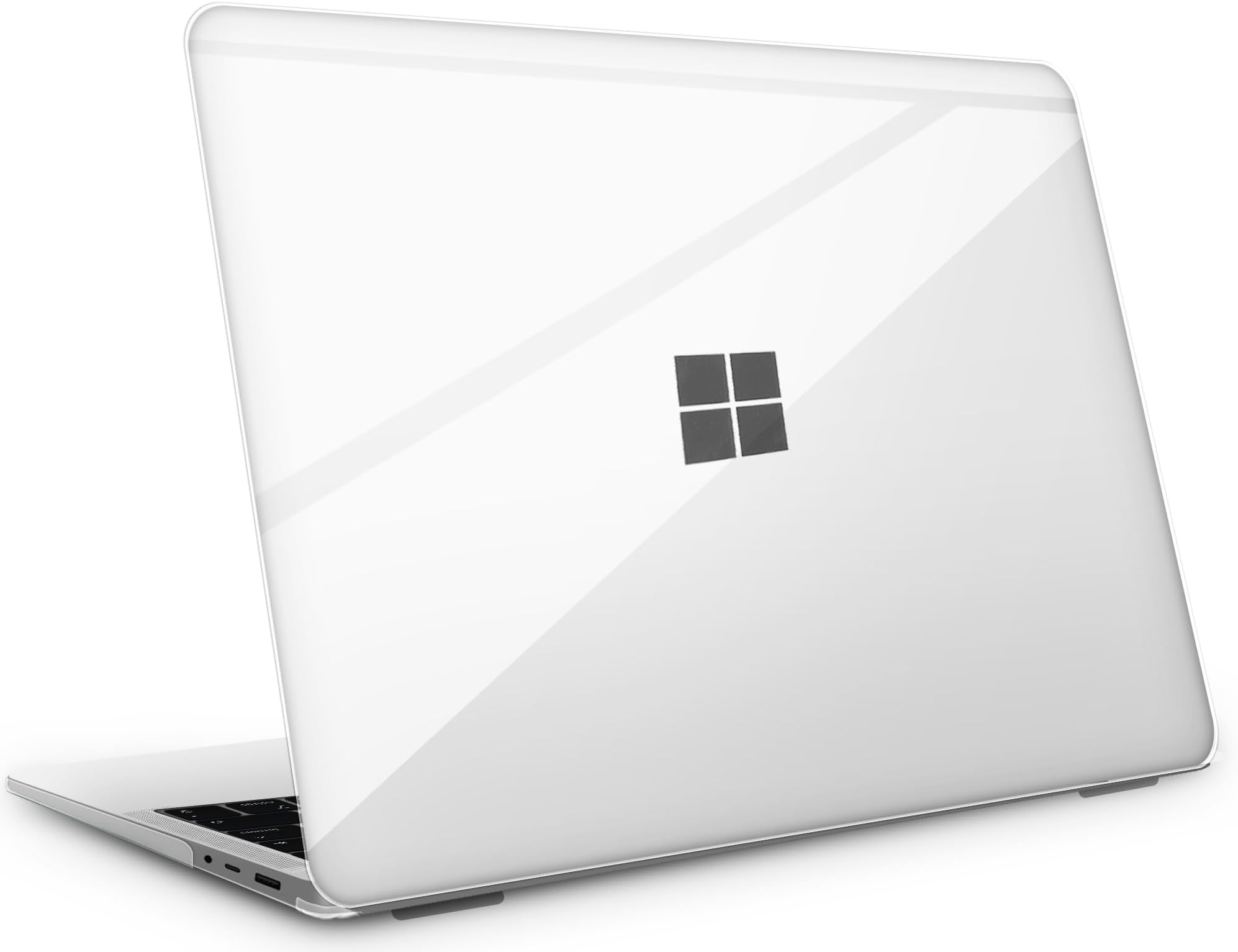 Schutzhülle Für Microsoft Surface Laptop Go 1/2/3 (12,4 Zoll) - Transparent, Hart, Kratzfest, Dünn