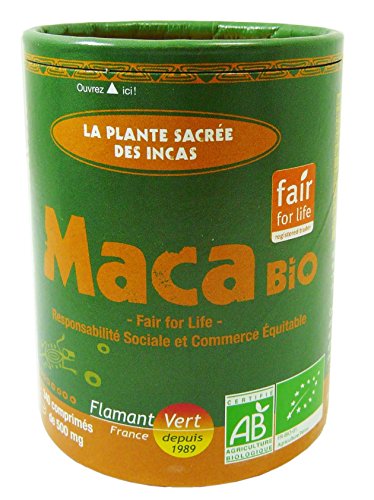 Flamant Vert Maca Bio du Pérou 340 Comprimés de 500 mg Cover