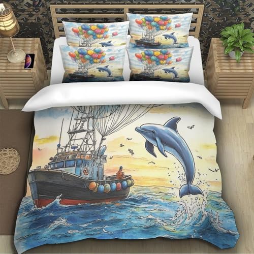 Parure de lit cascade 3D en microfibre premium ultra douce