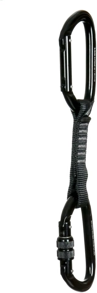 Quickdraw Set with Straight Gate and Screw Gate Carabiners, 4-Pack