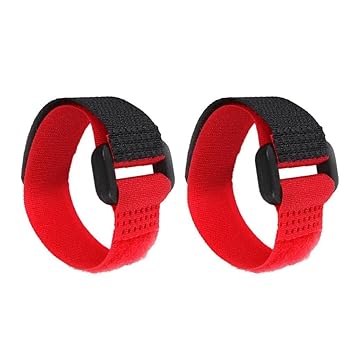 Shlobal 2pcs No-Crow Rooster Collar No Crow Noise Neck Belt for Roosters Red