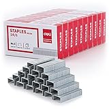 EZWORK Standard Staples, 1/4 inch Length, 25 Sheet Capacity, 10000 Staples, 10 Pack General Purpose
