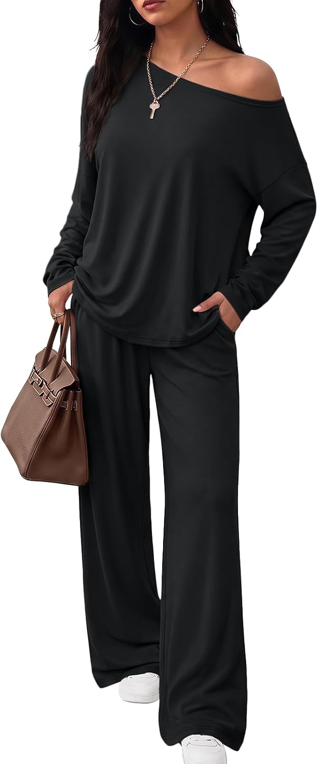 Trendy Queen 2 Piece Lounge Sets for Women 2026 Fall Outfits Sweat Sets