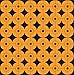 Pro-Shot Products Orange Target Dots Peel & Stick 1