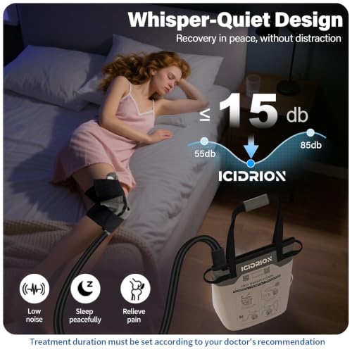Image of Quiet Ice Machine for Knee After Surgery, Programmable & Portable