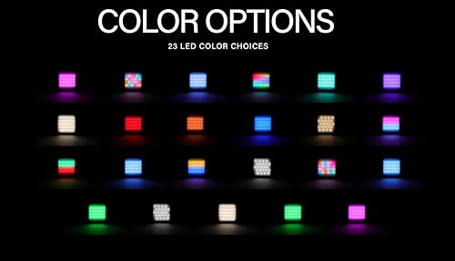 Miniatura 4 de Portable RGB Video Light with 70 LED's, Compatible with Nikon COOLPIX P900, Adjustable Color Temperature, and Long-Lasting Rechargeable Battery