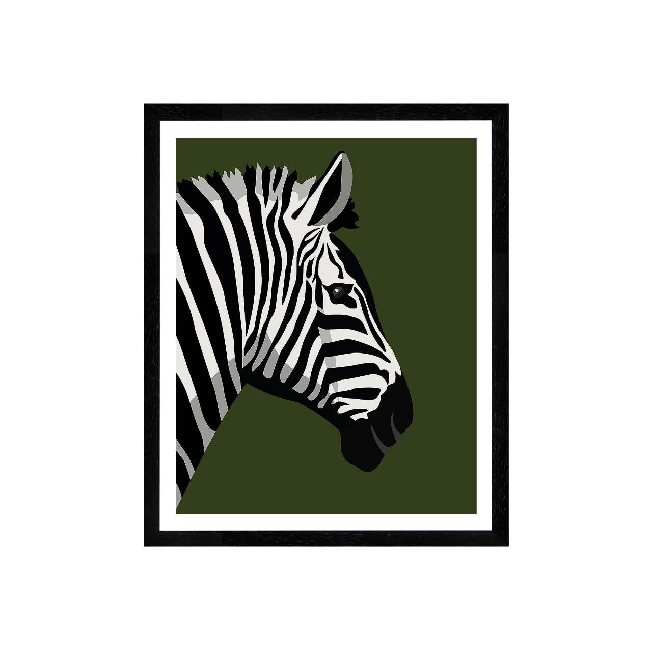 BellCarts Zebra Wall Poster