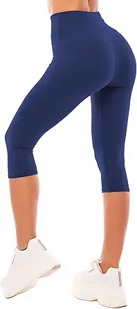 SINOPHANT High Waisted Leggings for Women - Full Length Capri Yoga Pants for Workout and Athletic Wear