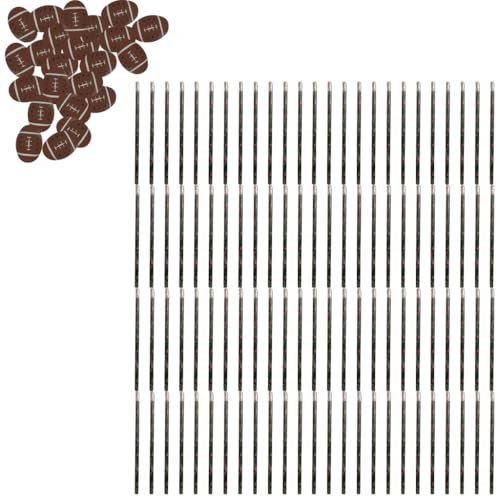 YUGSHNKFC フットボール用鉛筆100本と消しゴム100本セット、モチベーションを高める鉛筆ストッキングフィラー 子供/学生のご褒美/誕生日プレゼントに