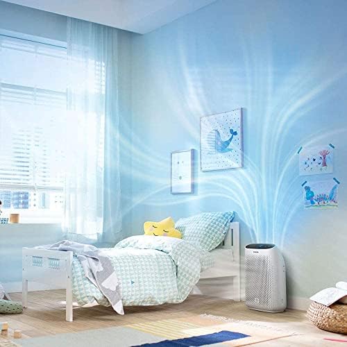Philips Series 1000ai Connected Air Purifier, Removes 99.97% of Ultrafine Particles, Real Time Air Quality Feedback, Anti-Allergen, Reduces Odours and Gases, HEPA and Active Carbon Filters - AC1214/60