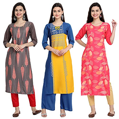 Image of Women's Crepe Straight Kurta