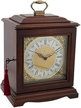 Continuum Cherry Clock Cremation Urn for Ashes by Howard Miller, Wood, Wooden Memorial Urn, Adult Sized Cremation Urn, 10.25 Inches High