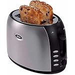 Oster 2-Slice Toaster with Extra Wide Slots, Bagel Toaster for All Bread Types, Brushed Stainless Steel