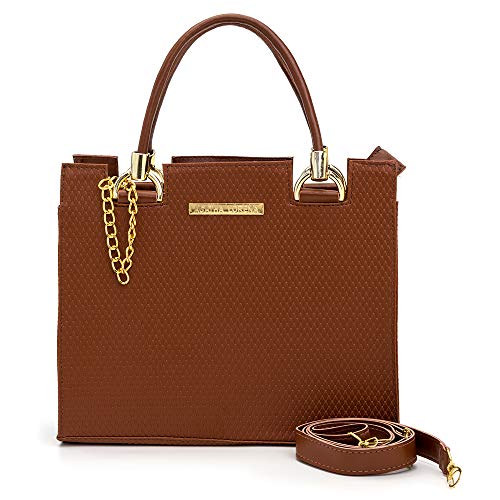 Kit Bolsa Castelo +Bolsa Baú + carteira (caramelo)