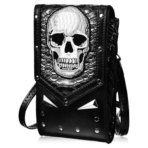 Sac téléphone bandoulière femme noir en polyuréthane léger et spacieux VILLCASE