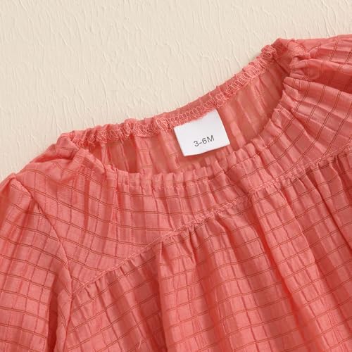 Summer Spring Clothes Newborn Baby Girl Long Sleeve Romper Jumpsuit Solid Bodysuit One Piece Outfit Clothes2