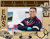 Saddle Mountain Souvenir EMS Laser Engraved Wood Picture Frame Landscape (3 x 5)