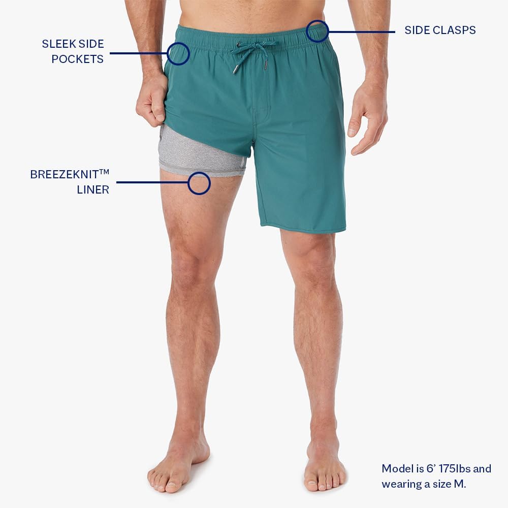 Fair Harbor The Anchor –– Men’s Swimsuits with BreezeKnit™ Liner, 8-inch Inseam –– Anti- Chafe, Performance Swim Trunks - Image 4